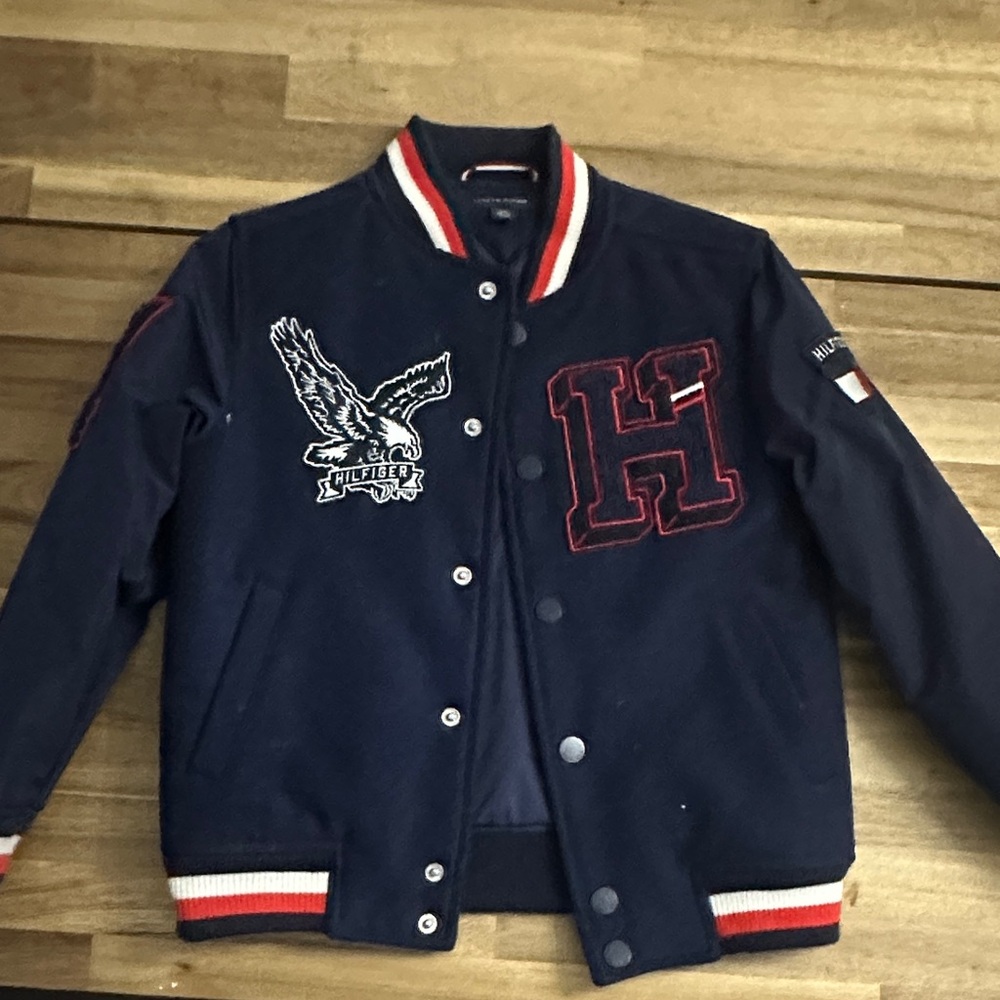 Tommy Hilfiger Dark Blue Varsity Jacket